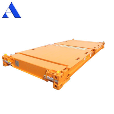 20ft 20ft 20 Flat Rack Flat Rack Container Ozeanische Schiffscontainer Tare Gewicht 2750KGS Boden 28mm Sperrholz Boden