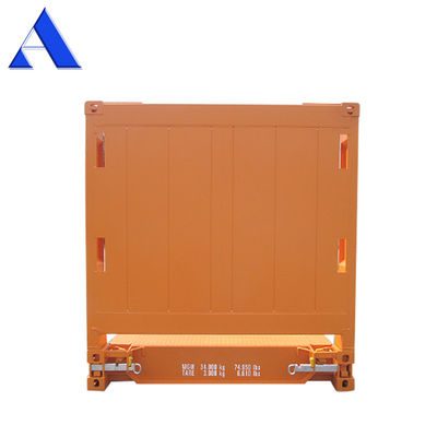20ft 20ft 20 Flat Rack Flat Rack Container Ozeanische Schiffscontainer Tare Gewicht 2750KGS Boden 28mm Sperrholz Boden