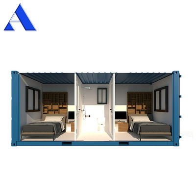 Custom Made Luxury Prefab Container House Flexibles Design mit Aluminiumfenster und 20 Fuß Shipping Container