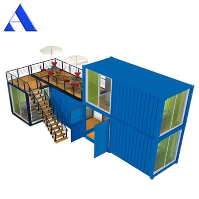 Custom Made Luxury Prefab Container House Flexibles Design mit Aluminiumfenster und 20 Fuß Shipping Container