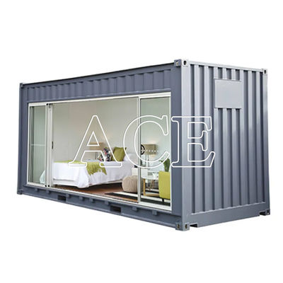 Custom Made Luxury Prefab Container House Flexibles Design mit Aluminiumfenster und 20 Fuß Shipping Container