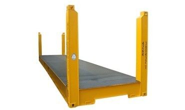 Transportgeräte 40 Fuß Flachregal-Container mit festem Eckposten aus Stahl Max. Nutzlast 47370 kg ISO-zertifiziert