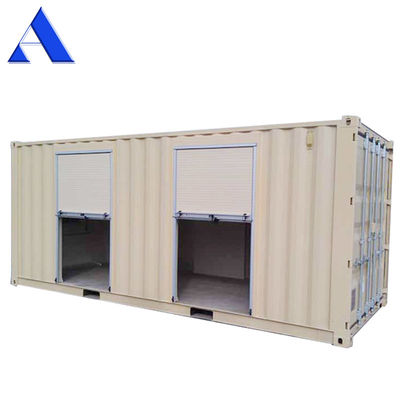 Sicherer Rollerläufer Seitentür Offener Pop-Up Mobile Versand 20ft bewegliche tragbare Selbstlagerung für Versandcontainer