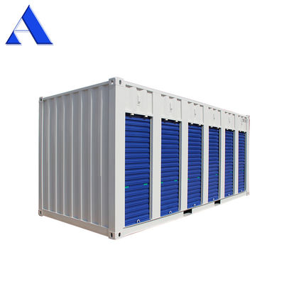 Sicherer Rollerläufer Seitentür Offener Pop-Up Mobile Versand 20ft bewegliche tragbare Selbstlagerung für Versandcontainer