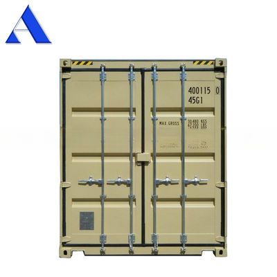 20ft 40ft Dry Cargo Shipping Container Türen mit Fertigfläche und notwendige Blei-Säure-Batterie