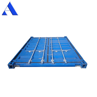 20ft 40ft Dry Cargo Shipping Container Türen mit Fertigfläche und notwendige Blei-Säure-Batterie