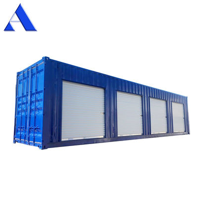 Pop Up Roller Shutter Seitentür 20ft 40ft Selbstlagerung Versandcontainer in Shandong Hebei mit Boden Sperrholz oder Stahl