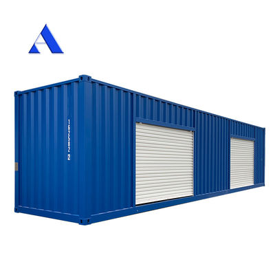 Pop Up Roller Shutter Seitentür 20ft 40ft Selbstlagerung Versandcontainer in Shandong Hebei mit Boden Sperrholz oder Stahl