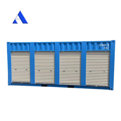 Pop Up Roller Shutter Seitentür 20ft 40ft Selbstlagerung Versandcontainer in Shandong Hebei mit Boden Sperrholz oder Stahl
