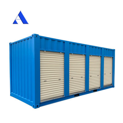 Pop Up Roller Shutter Seitentür 20ft 40ft Selbstlagerung Versandcontainer in Shandong Hebei mit Boden Sperrholz oder Stahl