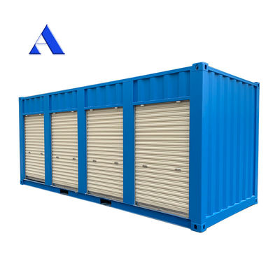 Pop Up Roller Shutter Seitentür 20ft 40ft Selbstlagerung Versandcontainer in Shandong Hebei mit Boden Sperrholz oder Stahl