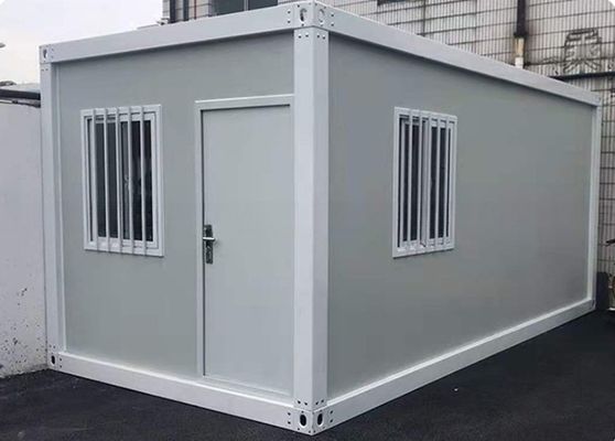 1 Tür 3m 6m 7m Länge Schnell gemacht einfach Bauen Montage 20ft Flat Pack Container Haus Büro mit Toilette und Dusche
