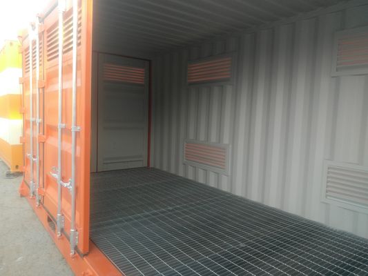 Seitentür Öffnung 20ft 20ft Gefährliche Güter Chemikalien Lagerung Versandcontainer mit 2700L Bund Cap und 31 cbm Kapazität
