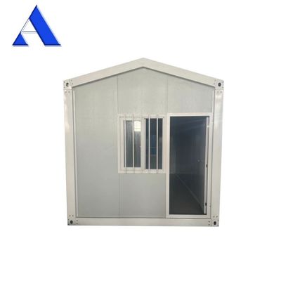 20 Fuß bewegliche vorgefertigte Modulbüro-Struktur Flat Pack Versand Containerhaus Einfaches modernes Stil Stahl Ecke Gießen