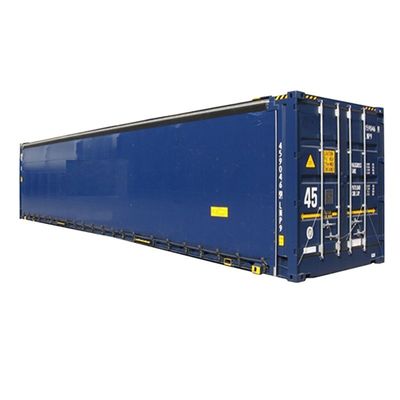 12192 x 2550 x 2896 mm Hohe Würfel 40 Fuß Shipping Container mit PVC Vorhang Seitentür