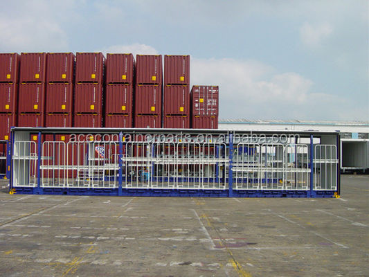 12192 x 2550 x 2896 mm Hohe Würfel 40 Fuß Shipping Container mit PVC Vorhang Seitentür