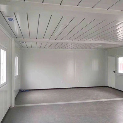 Anpassbares Flat Pack vorgefertigtes Containerhaus mit Toilette und Dusche für Bürogebäude