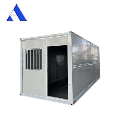 Schnell installierbar Klappbar Klappbar 20ft 6m Flat Rack Lager Containerhaus mit Sandwich Panel