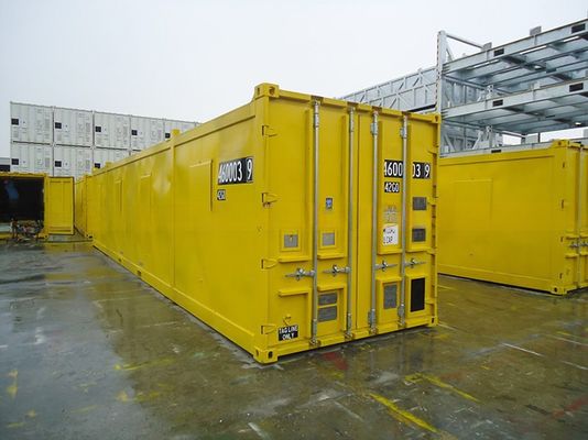 40 Fuß Offshore Container DNV 2.7-1 Standard 40 Fuß Trockener Container für KSA VAE Corten Stahl kundenspezifisches Logo und 4 Beine Sling