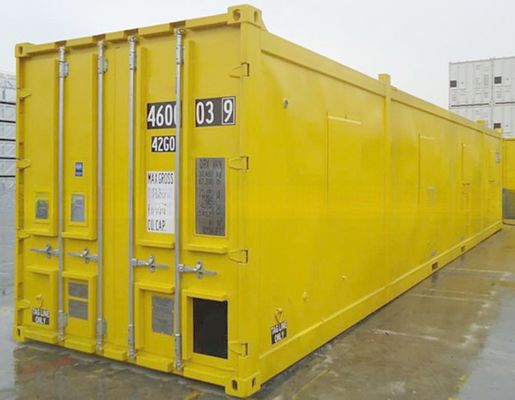 40 Fuß Offshore Container DNV 2.7-1 Standard 40 Fuß Trockener Container für KSA VAE Corten Stahl kundenspezifisches Logo und 4 Beine Sling