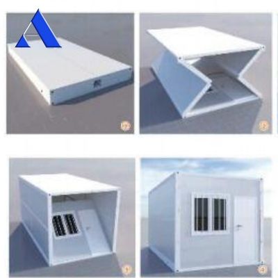 Schnell installierbar Klappbar Klappbar 20ft 6m Flat Rack Lager Containerhaus mit Sandwich Panel