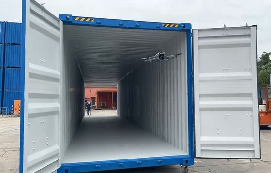 108 CBM Kapazität Doppel End Tür 6mm Stahlboden 2591mm Breite Anhänger und Bahnweg 53ft Länge 53 Fuß Versandcontainer