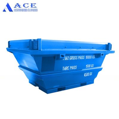 3789mm Länge 6,5 CBM DNV Standard Stahl Offshore Abfall Skip Onshore Müllcontainer Transport zur Entsorgung von Abfällen