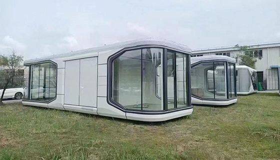 2024 Prefab Luxus Modular Moderne Apple Cabin Raumkapsel Containerhaus Maison Capsule Spatiale für Mgo Board und PVC-Boden