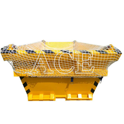 13' CortenA Stahl Offshore-Bohrabfälle Skip Container für DNV2.7-1-konforme umweltfreundliche Entsorgung