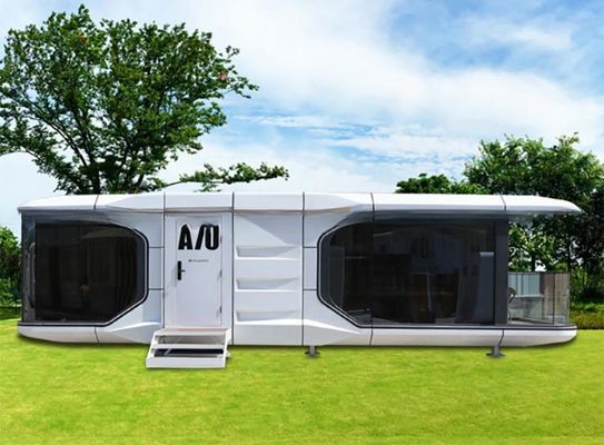 2024 Prefab Luxus Modular Moderne Apple Cabin Raumkapsel Containerhaus Maison Capsule Spatiale für Mgo Board und PVC-Boden