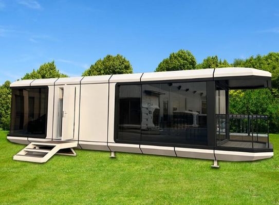 2024 Prefab Luxus Modular Moderne Apple Cabin Raumkapsel Containerhaus Maison Capsule Spatiale für Mgo Board und PVC-Boden