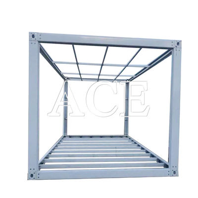 Corten-A SPA-H Hauptstahlkonstruktion 6x3x2.8 Meter 20 Fuß Galvanisierter Leichtstahl Flat Pack Prefab House Modular Home Room Container Frame