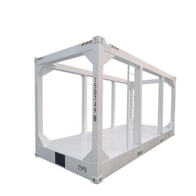 20 Fuß hoher Kübel Offshore-Rahmen DNV 2.7 Standard-Trockncontainer für Fracht und Außenabmessungen von 6058 x 2438 x 2896 mm