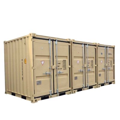 6ft x 8ft Versandcontainer Trockenlager Container Außendimensionen 1960 x 2438 x 2591 mm Tragbare Ladungslager