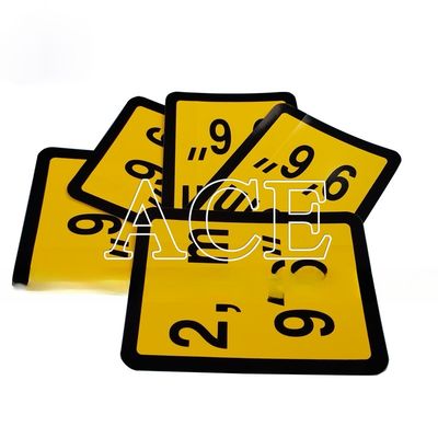 Holen Sie sich die beste Leistung aus Ihrem Container mit 3M Technologie Nummer Brief Markierung LOGO Gewicht Decal Ersatzteile