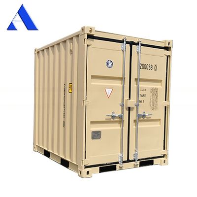 6ft x 8ft Versandcontainer Trockenlager Container Außendimensionen 1960 x 2438 x 2591 mm Tragbare Ladungslager