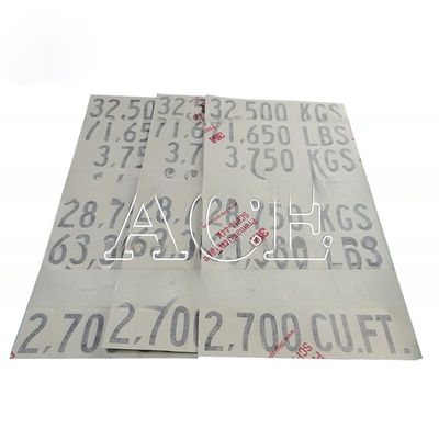 Holen Sie sich die beste Leistung aus Ihrem Container mit 3M Technologie Nummer Brief Markierung LOGO Gewicht Decal Ersatzteile