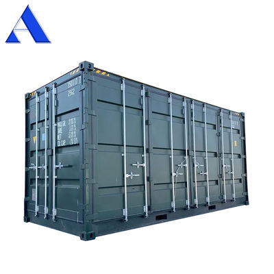 20ft hohe Würfelseite Tür Öffnung Versandcontainer mit individuellem Logo und EPDM Türdichtung