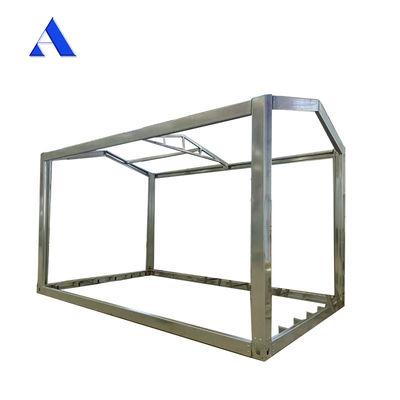 Stahlrahmen für 6 x 3 x 2,8 m Flat Pack Galvanisiertes Leichtstahlvorgefertigtes Versandcontainermodul