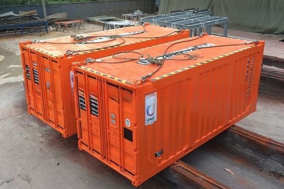 10 Tonnen Tragfähigkeit Galvanisiertes Schleppkabel 4 Beine Offshore Container Stahlbeschichtetes Drahtseil Schleppkabel DNV 2.7-1 Standard