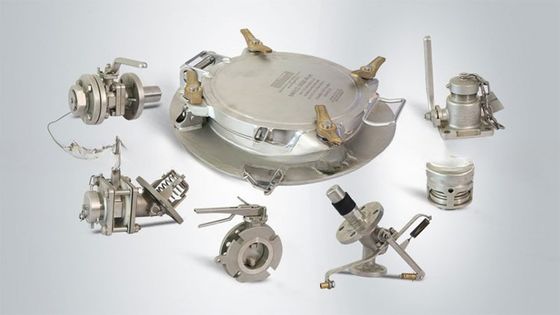 ISO-Tankcontainer-Ersatzteile und Zubehör 500 mm Niedrigprofil-Kopfverschluss mit Lufteinlass-Kugelventil 1,5'' BSP