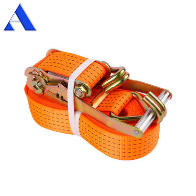 1.5 bis 10 Tonnen Ladegürtel Ratchet Tie Down Strap Container Lashing Belt nach Anforderung und kundenspezifische Länge