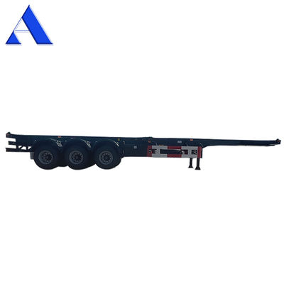 Lkw-Anhänger 40ft Stahl-Schifffahrzeug-Container Semi-Anhänger 3 Achsen Skelettrahmen Transport-Chassis für die Ladung von Fracht