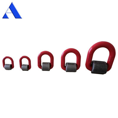 Anschlussschlösser Behälter Lashing Materialien 1.2T 2T 5.3T 8T 15T Metall D Ring mit geschweißter Klammer
