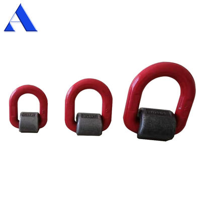 Anschlussschlösser Behälter Lashing Materialien 1.2T 2T 5.3T 8T 15T Metall D Ring mit geschweißter Klammer