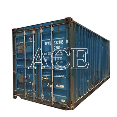 Chinesische Lagerladung Wert 20ft Gebraucht Container Innenmaße 5.899 x 2.352 x 2.393M 10 Jahre rund