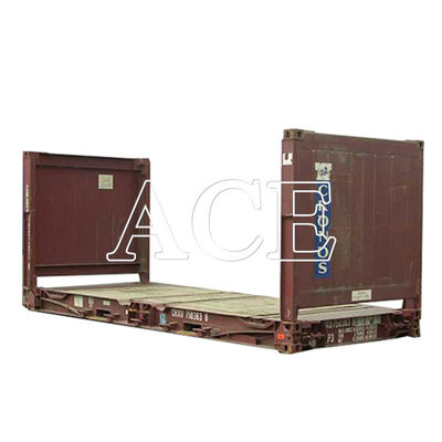 Corten Stahl 20ft 40ft Gebraucht Flat Rack Container Zweithanden Boden Sperrholz oder Stahl