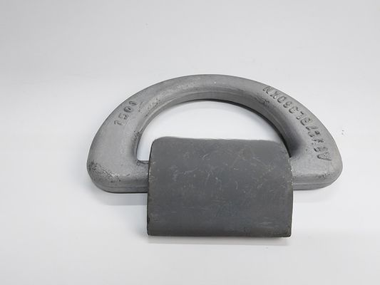 DNV GL zertifizierte galvanisierte Schwerlastbehälter 50 Tonnen Schmiede D-Ring mit Klemme M.B.L 500KN