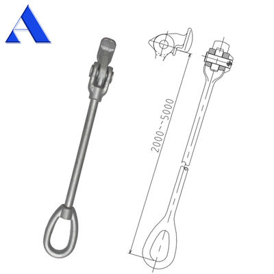angepasste Länge Galvanisierte DNV GL zertifizierte Behälter Lashing Ausrüstung Lashing Bar Lashing Rod für Hot Dip Galvanisierung