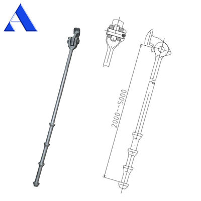 angepasste Länge Galvanisierte DNV GL zertifizierte Behälter Lashing Ausrüstung Lashing Bar Lashing Rod für Hot Dip Galvanisierung